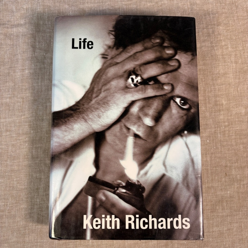 Life Keith Richards Memoir Electronically Signed Black Rock Roll Autobiography